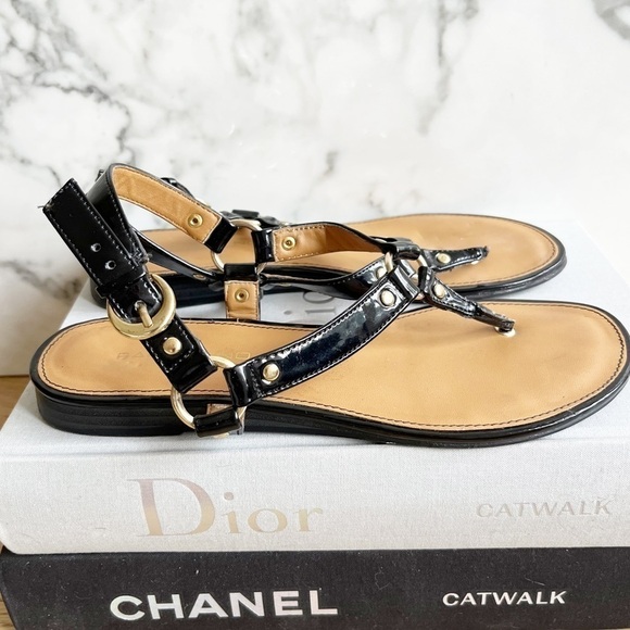 Bandolino Black and gold sandals from Nordstrom - Picture 3 of 13